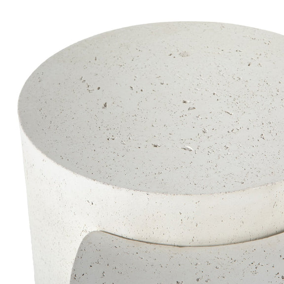 Meza Nesting Coffee Table - Textured White