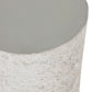 Otero Outdoor Round End Table - Matte Stone