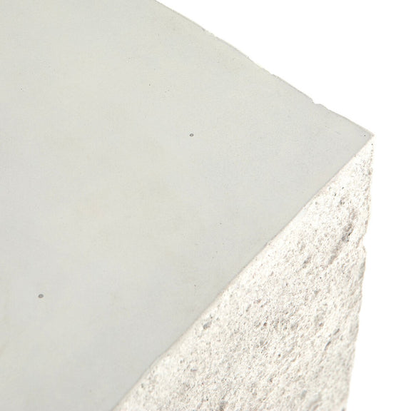 Otero Outdoor Square End Table - Matte Stone