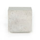 Otero Outdoor Square End Table - Matte Stone