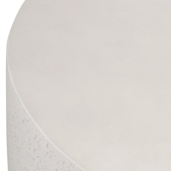 Otero Outdoor Round Coffee Table - Matte Stone