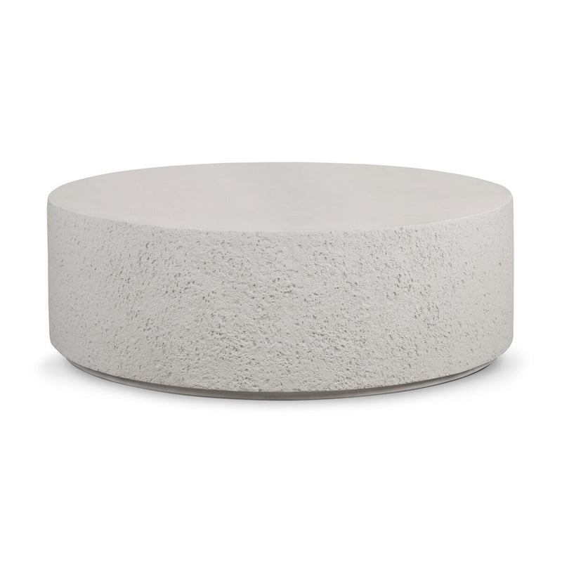 Otero Outdoor Round Coffee Table - Matte Stone