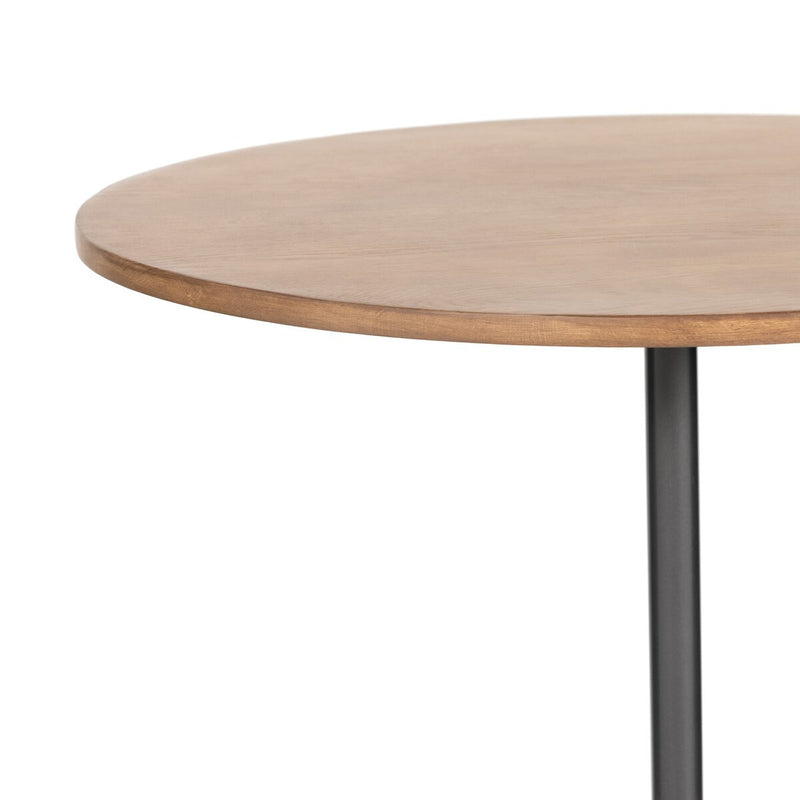 Faye Bar + Counter Table - Dark Natural Oak