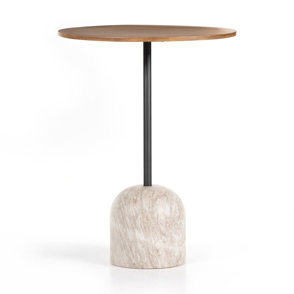 Faye Bar + Counter Table - Dark Natural Oak