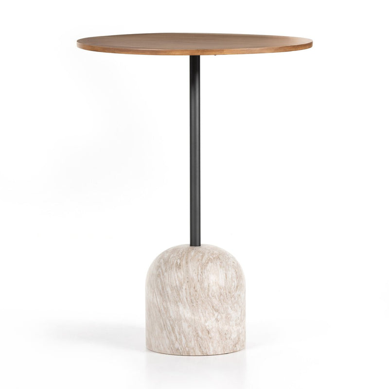 Faye Bar + Counter Table - Dark Natural Oak