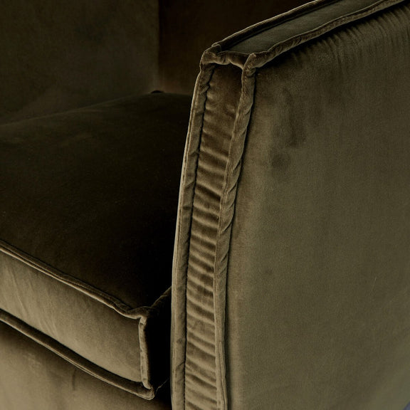 Rashi Swivel Chair - Surrey Olive
