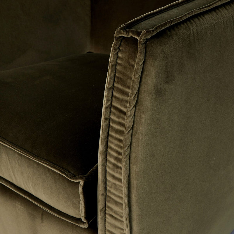 Rashi Swivel Chair - Surrey Olive