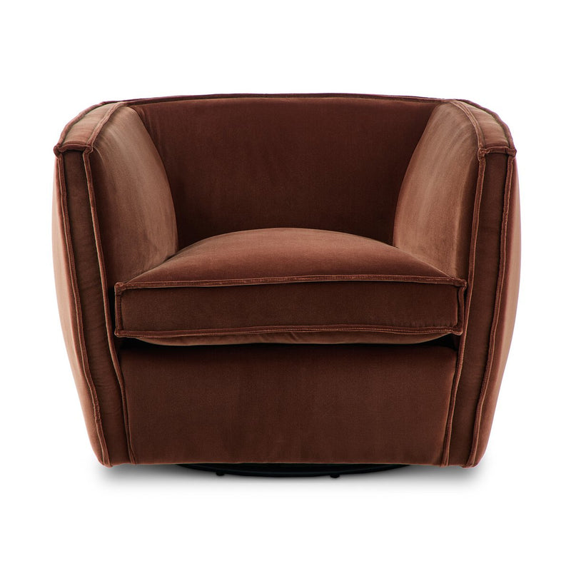 Rashi Swivel Chair - Surrey Auburn