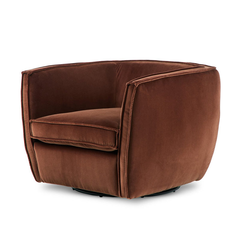Rashi Swivel Chair - Surrey Auburn