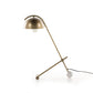 Becker Table Lamp - Charcoal And White Marble