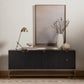 Becker Table Lamp - Charcoal And White Marble