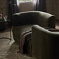 Deandra Tete A Tete Chaise - Surrey Olive