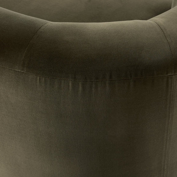 Deandra Tete A Tete Chaise - Surrey Olive