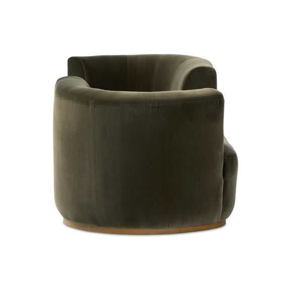 Deandra Tete A Tete Chaise - Surrey Olive