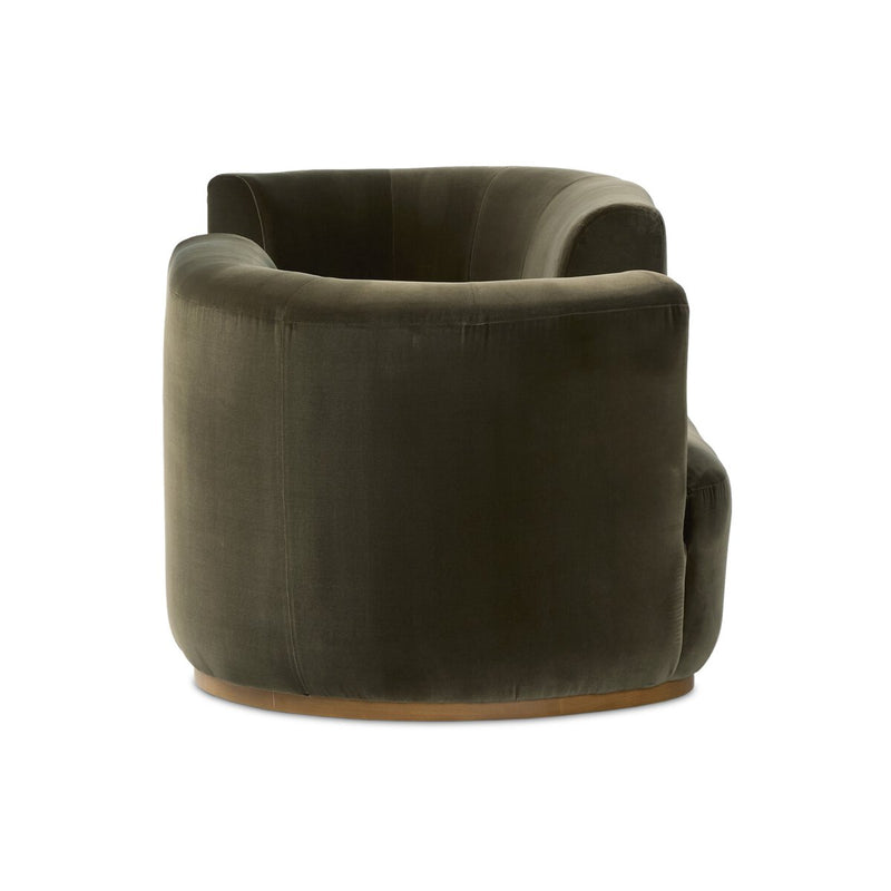 Deandra Tete A Tete Chaise - Surrey Olive