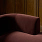 Deandra Tete A Tete Chaise - Surrey Plum