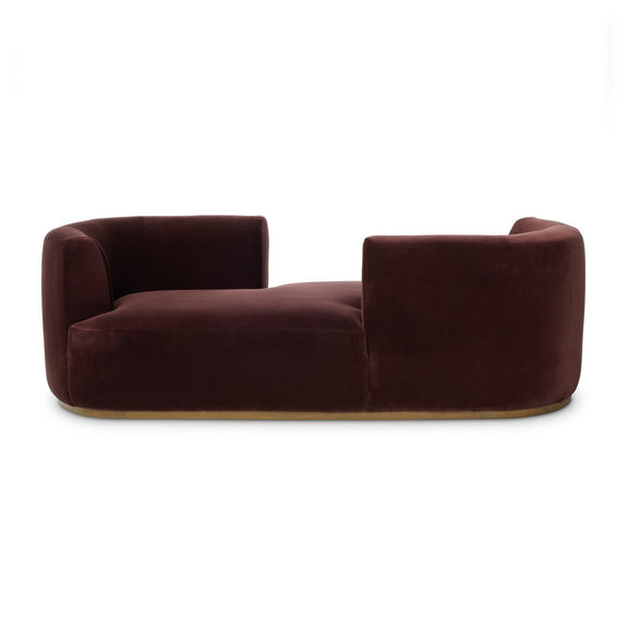 Deandra Tete A Tete Chaise - Surrey Plum