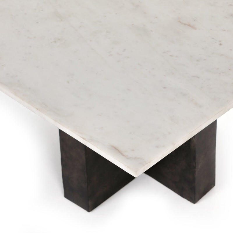 Terrell Coffee Table - White Black