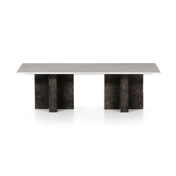 Terrell Coffee Table - White Black