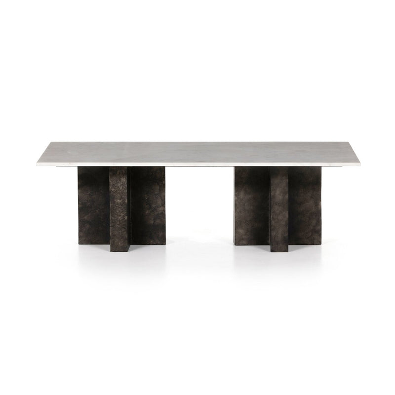 Terrell Coffee Table - White Black