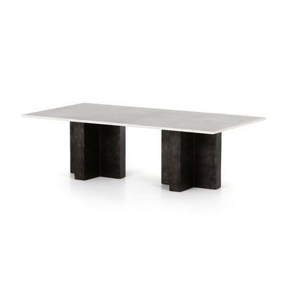 Terrell Coffee Table - White Black