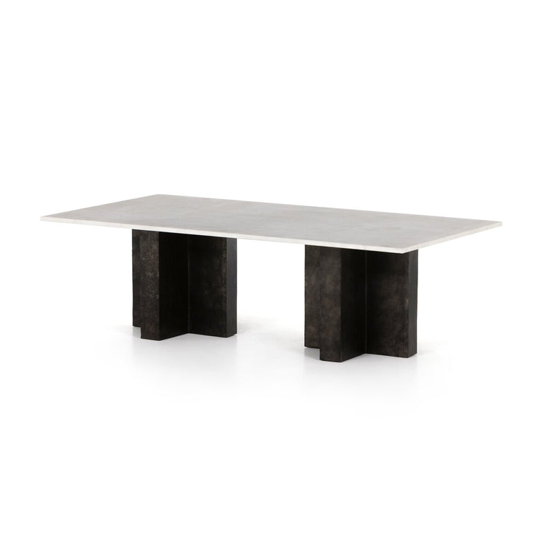 Terrell Coffee Table - White Black
