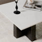 Terrell Coffee Table - White Black