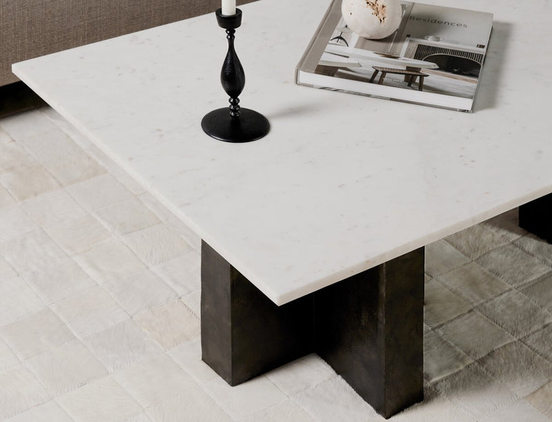 Terrell Coffee Table - White Black