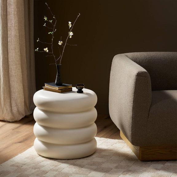 West End Table - Ivory Clay