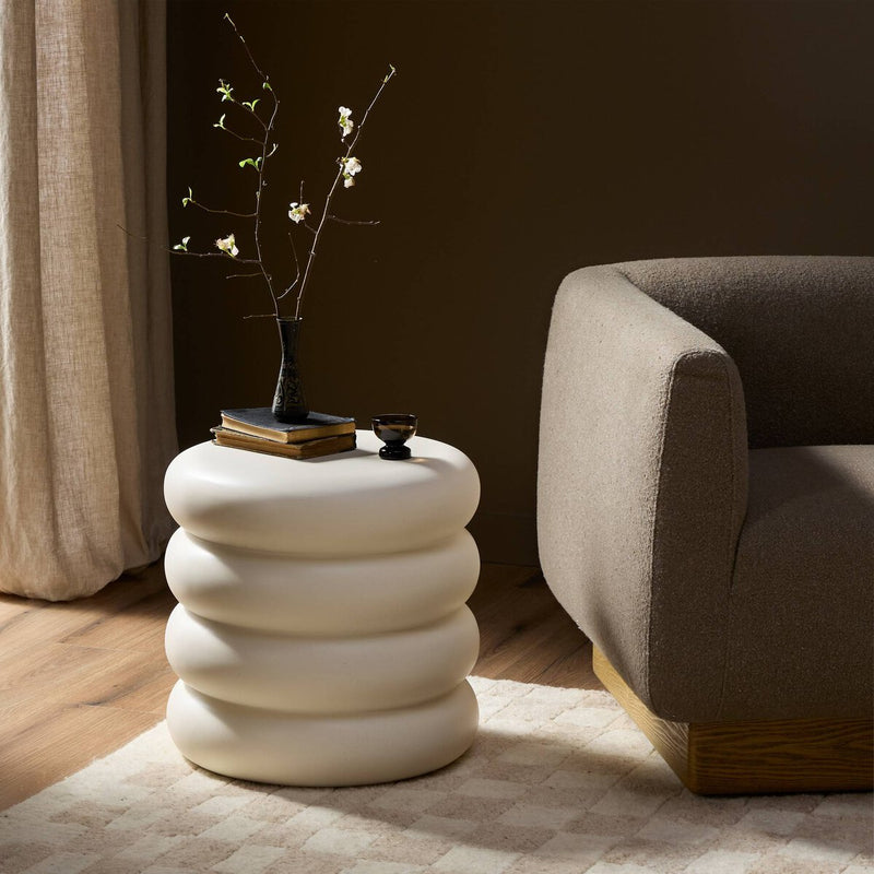West End Table - Ivory Clay