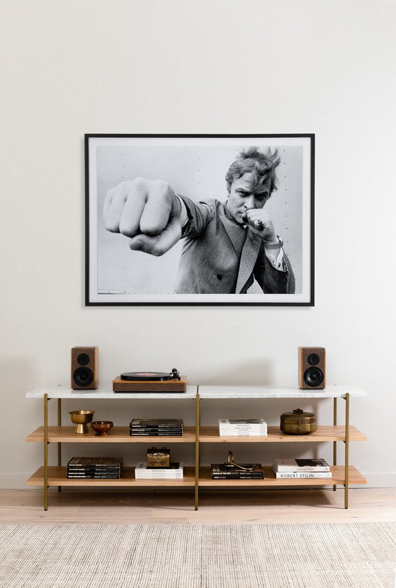 Michael Caine Punch by Getty Images - Black Maple