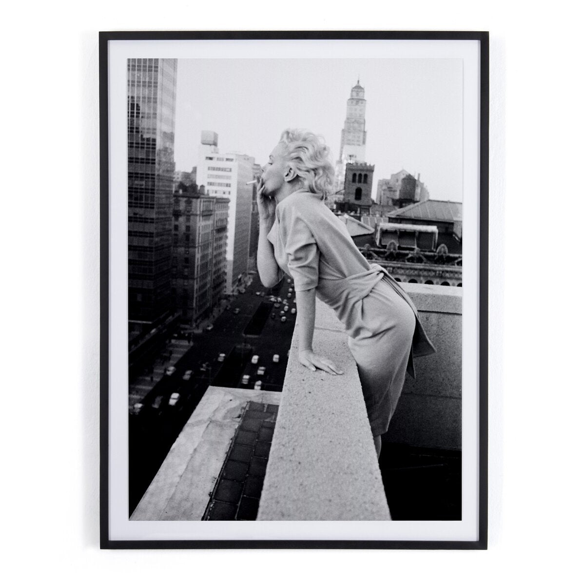 Marilyn On The Roof II by Getty Images - Black Maple