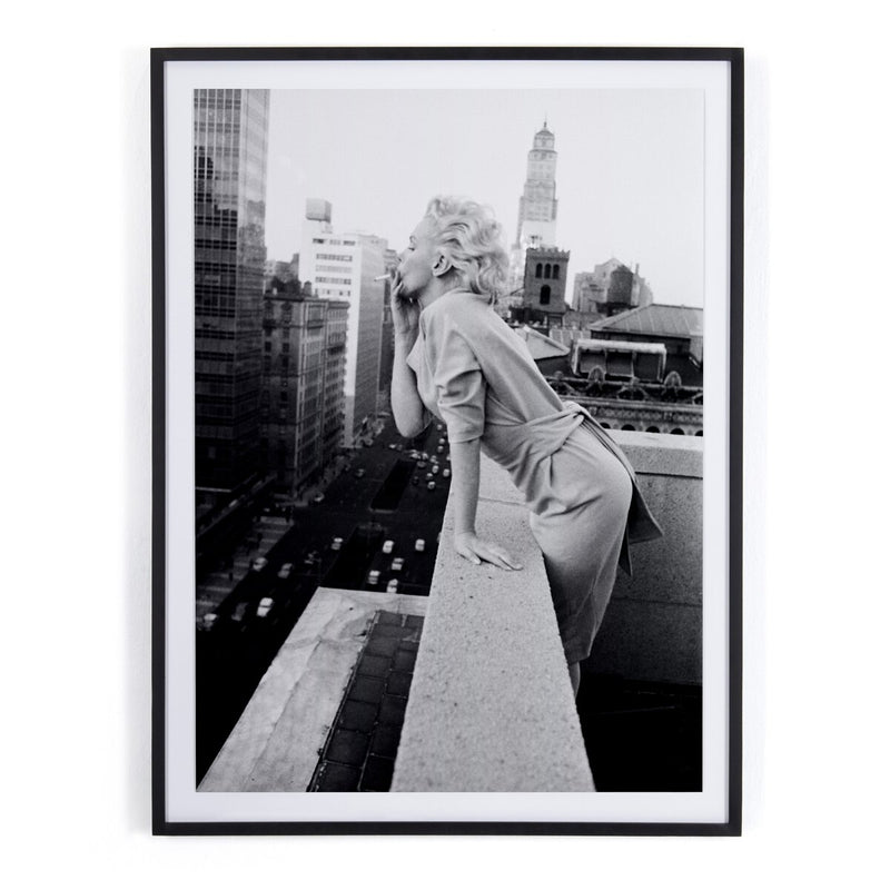 Marilyn On The Roof II by Getty Images - Black Maple