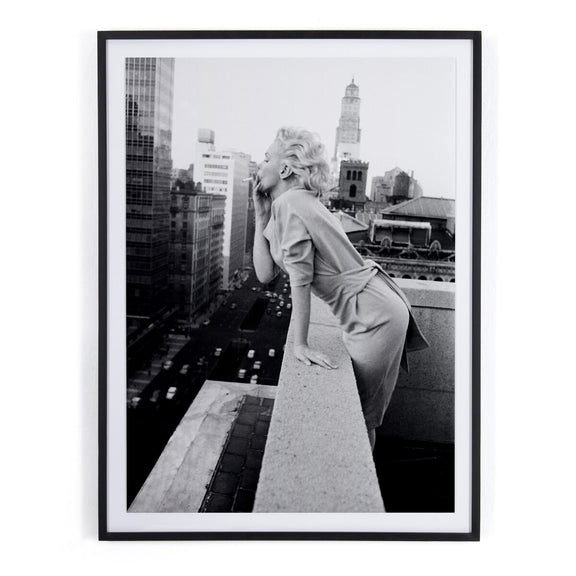 Marilyn On The Roof II by Getty Images - Black Maple