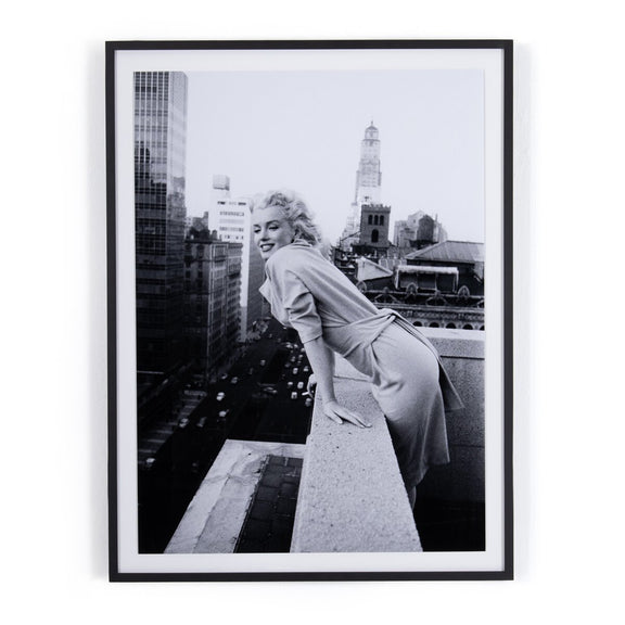 Marilyn On The Roof I by Getty Images - Black Maple