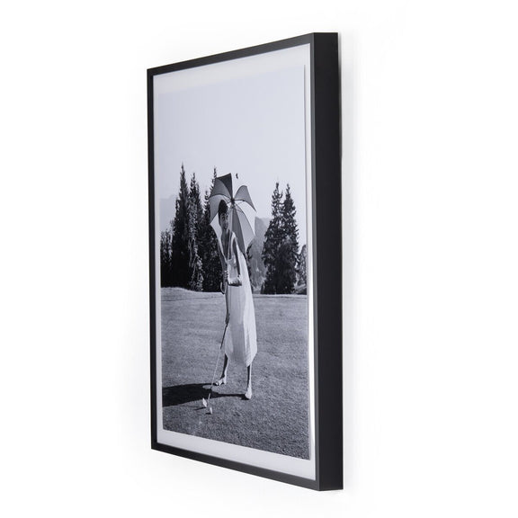 Golfing Hepburn by Getty Images - Black Maple