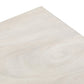 Fausto End Table - Bleached Guanacaste