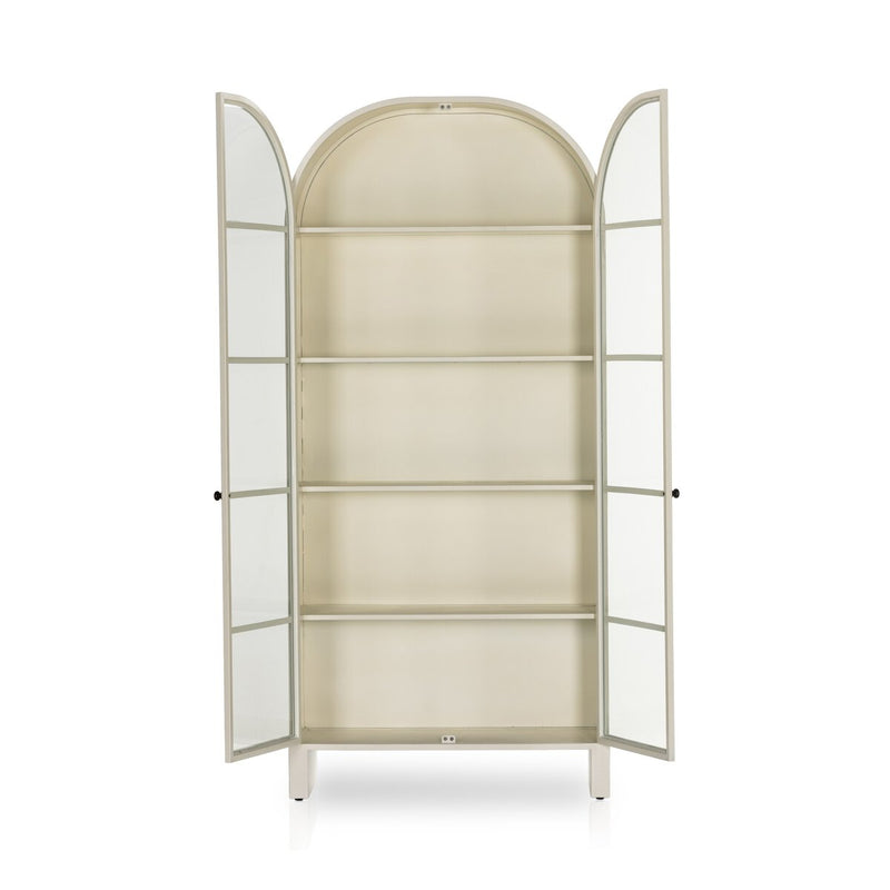 Breya Cabinet - Cream Powder Coat