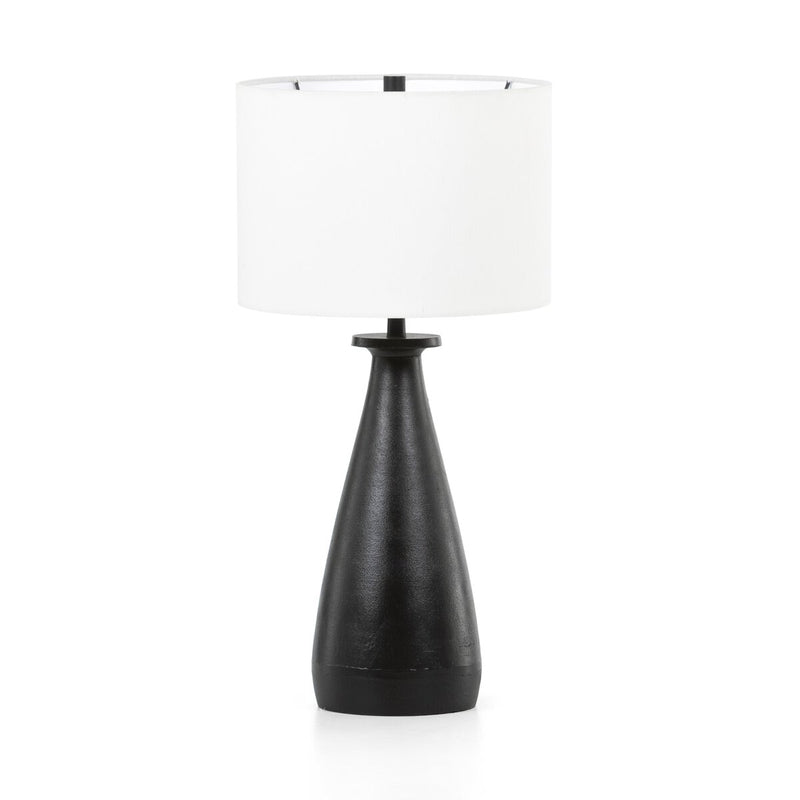 Innes Table Lamp - Matte Black Cast Aluminum