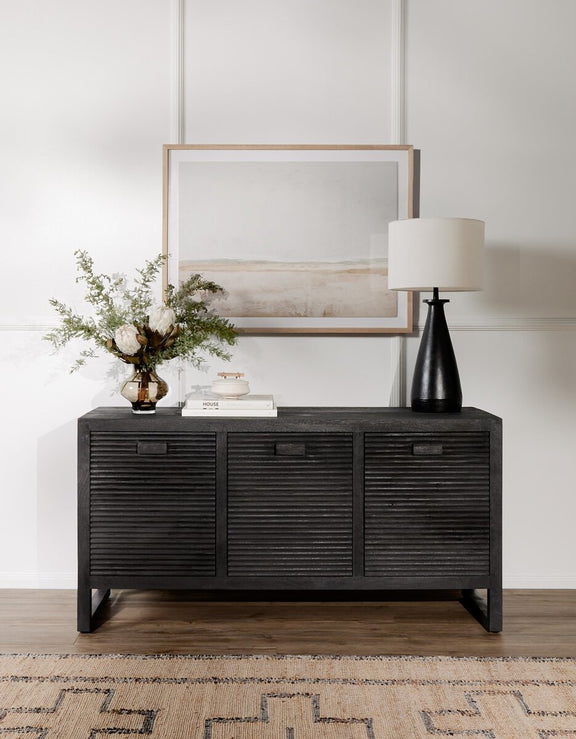 Innes Table Lamp - Matte Black Cast Aluminum