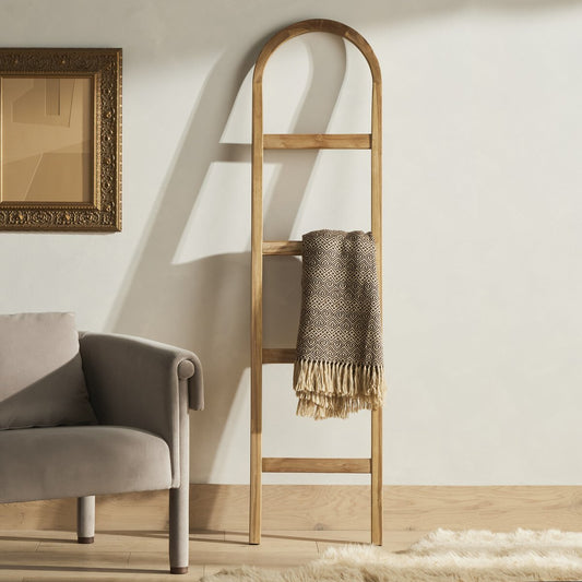Arched Ladder - Natural Teak