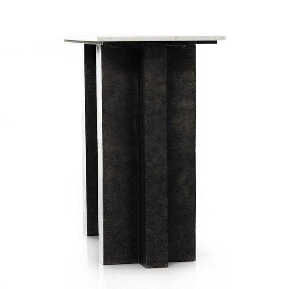 Terrell Console Table - White Marble