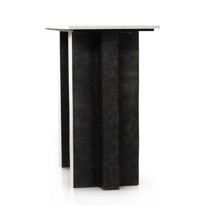 Terrell Console Table - White Marble