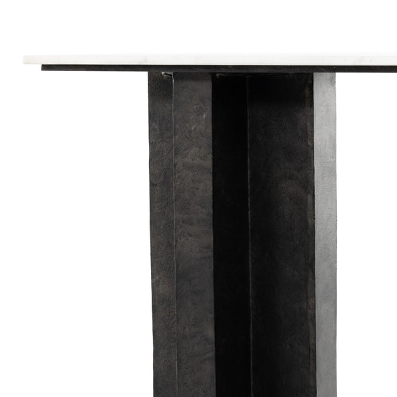 Terrell Console Table - White Marble