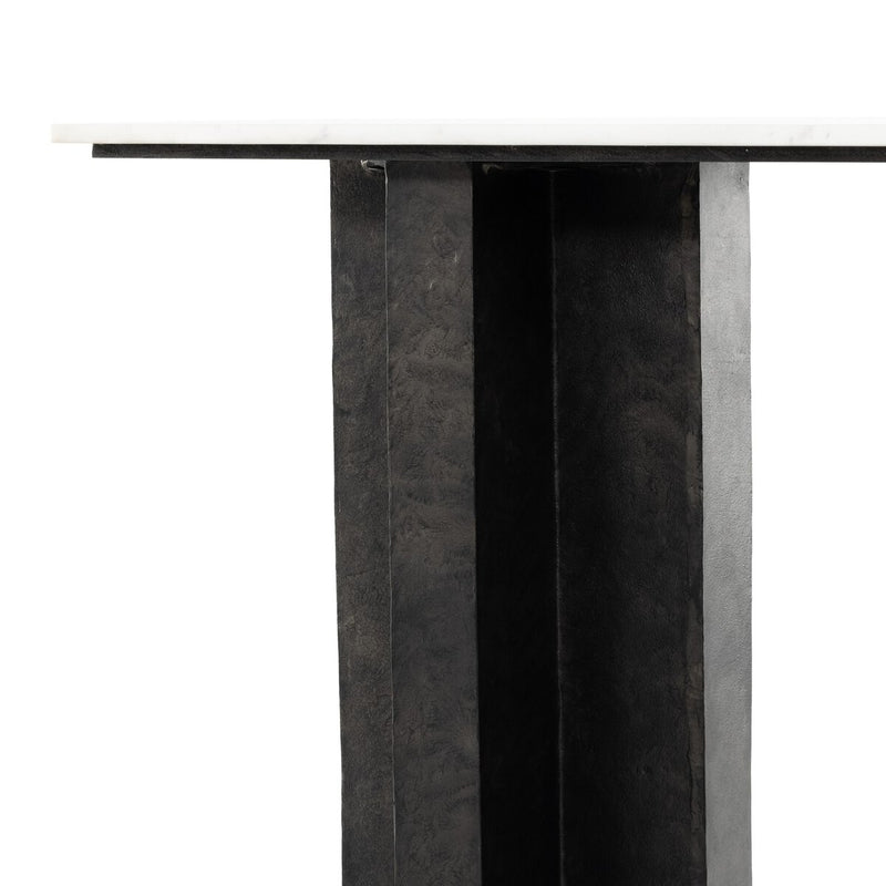 Terrell Console Table - White Marble