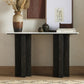 Terrell Console Table - White Marble