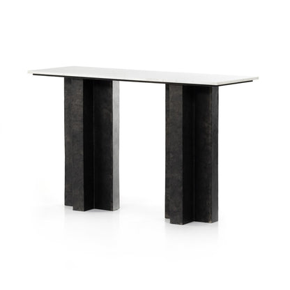 Terrell Console Table - White Marble