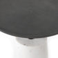 Cronos End Table - Polished White Marble
