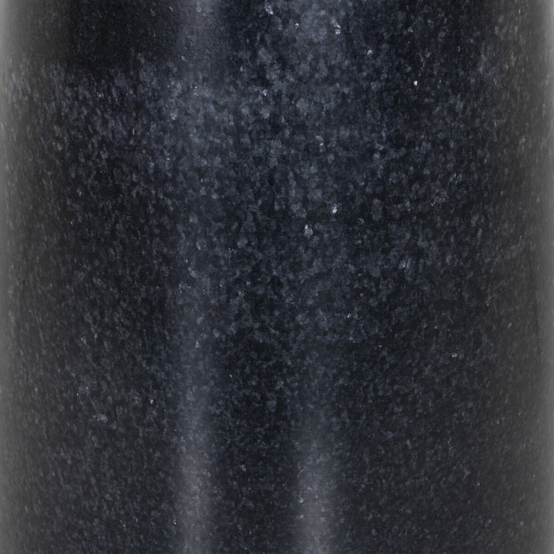 Cronos End Table - Polished Black Marble