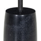 Cronos End Table - Polished Black Marble